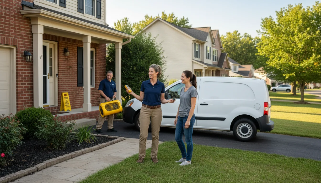 Water restoration image for Water Damage & Restoration Services in Sacul, TX
